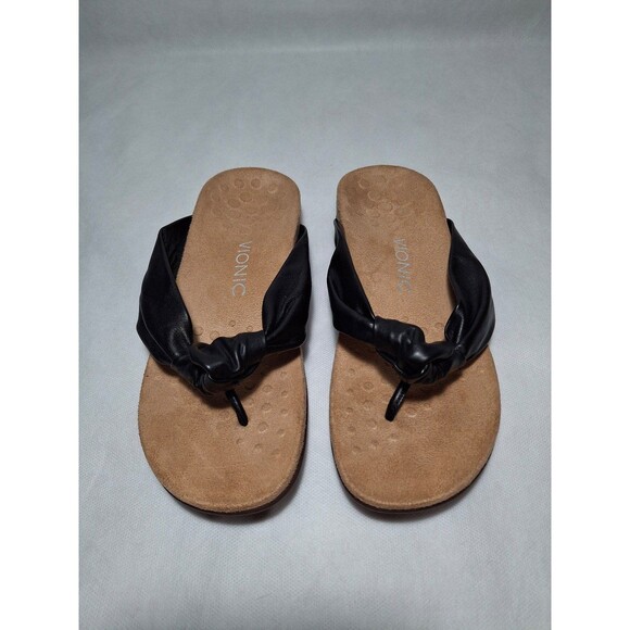 Vionic Rest Pippa Knot Strap Flip-Flops, Black, Women's 7 - Picture 5 of 7